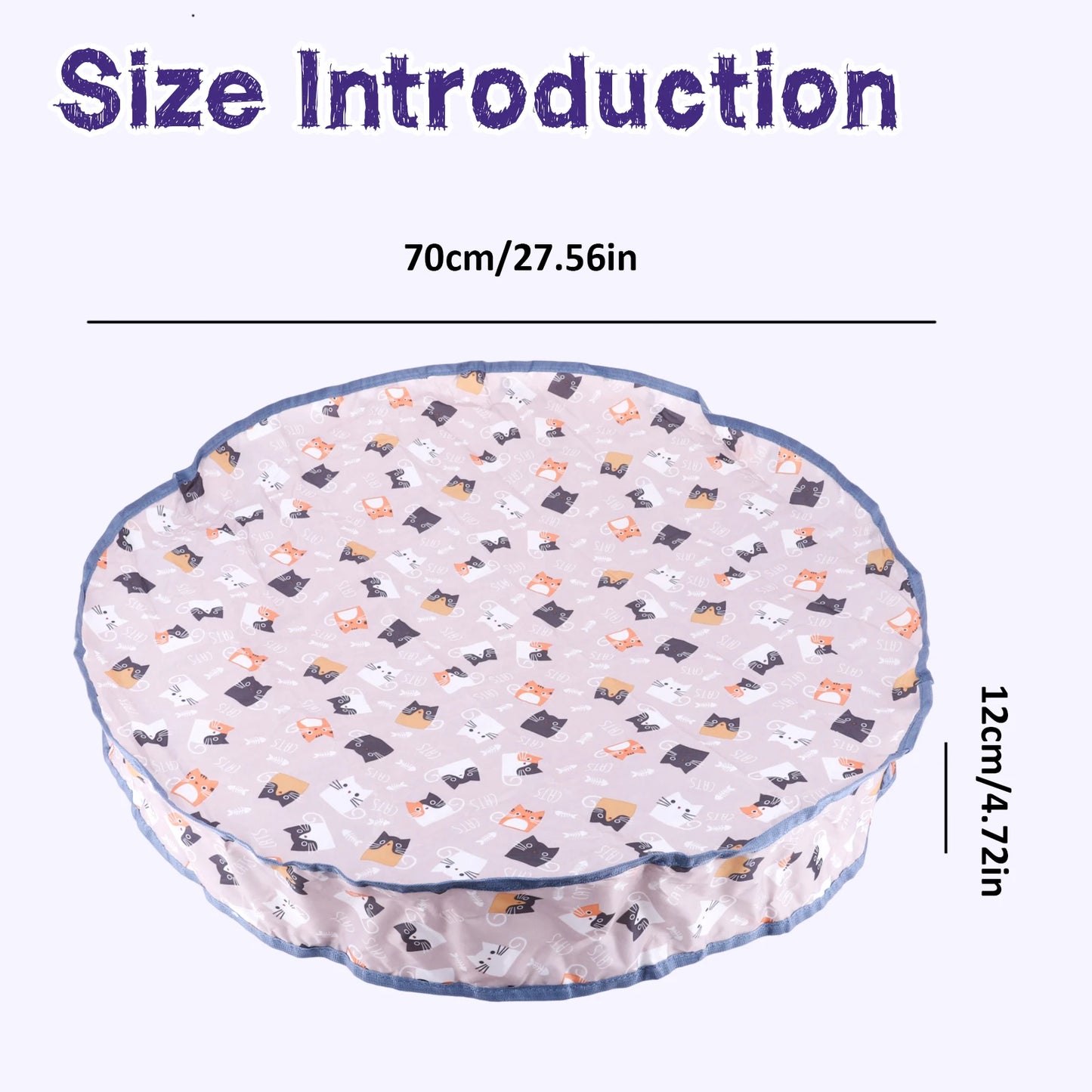 Motion Activate Chirping Cat Toy Wear Resist Mouse Catching Game Bite Resist Cat Mat Toy for Pet Hide and Seek Game Accessories