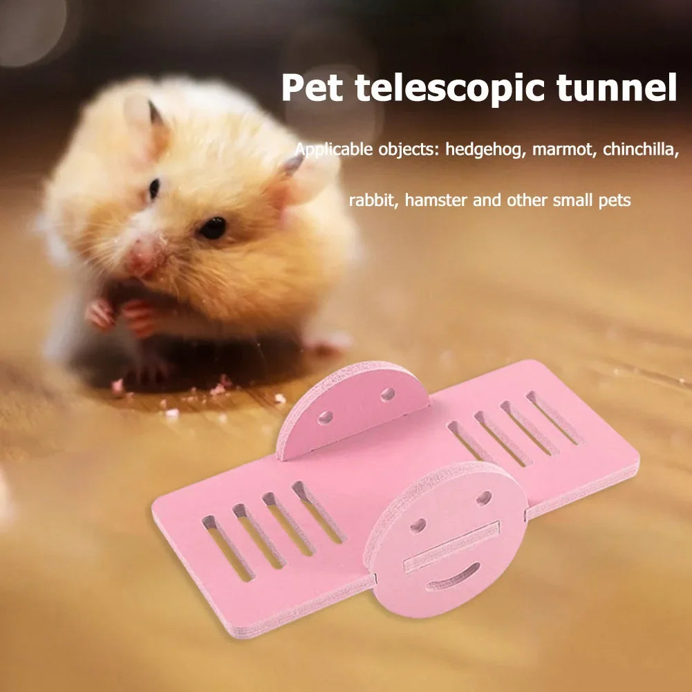 Wooden Hamster Rainbow Bridge Seesaw Swing Toy Small Animal Activity Climbing Exercise Training Toys DIY Cage Accessories