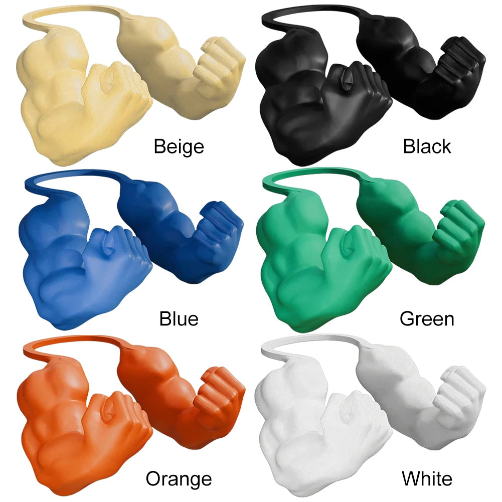 Cat Muscle Arms Creative Giant Arm 3D Printed Props Kitten Small Dogs Funny Cosplay Neck Hanging Decor for Halloween Party Decor