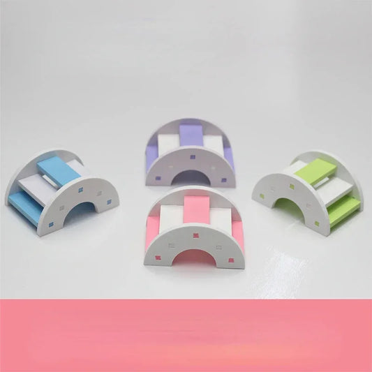 Hamster Ladder Rainbow Bridge Pet Toys Plastic Bridge Hanging Toys Rat Small Animals Cage Accessories Cute Pet Gifts Pet Product