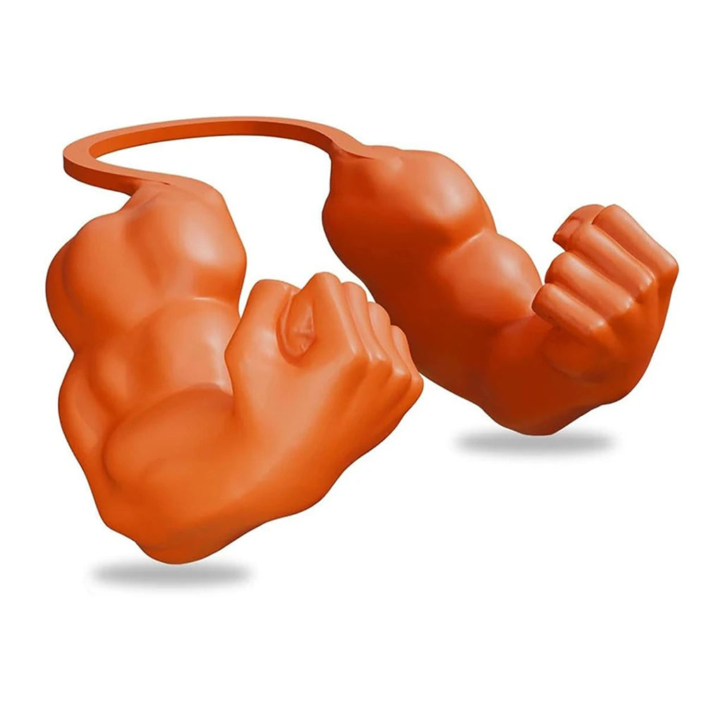 Cat Muscle Arms Creative Giant Arm 3D Printed Props Kitten Small Dogs Funny Cosplay Neck Hanging Decor for Halloween Party Decor