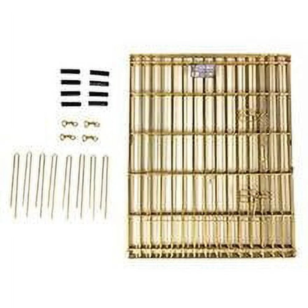 Durable Gold Zinc Exercise Pen Pet Playpen 36in High 16sqft Enclosed Area Easy Set-Up No Tools Required Includes Ground Stakes